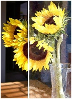 Free Art Reference Photos  Find thousands of beautiful and absolutely free photographs that you can use as inspiration, composition or subject for your drawings, watercolors, paintings, illustrations or craft projects. ( Image: Wet Canvas Photo Library Sunflowers Photograph by Tessp, and a watercolor version created at FotoSketcher.com )