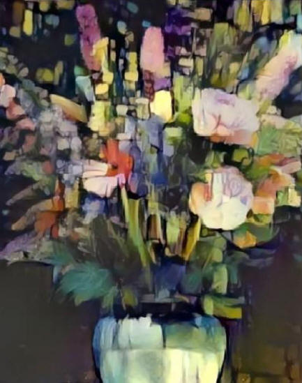 Colorful Abstract Flower Bouquet
