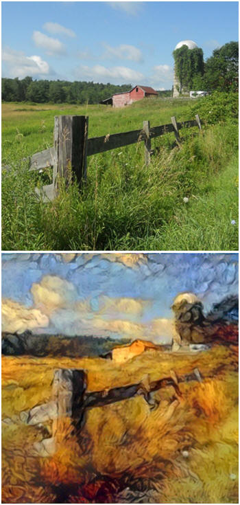 Use Google's free Deep Dream app to convert your snapshots into Van Gogh style digital paintings.