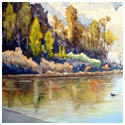 Free Waterscape and Reflection Demonstrations foe Watercolor Artists