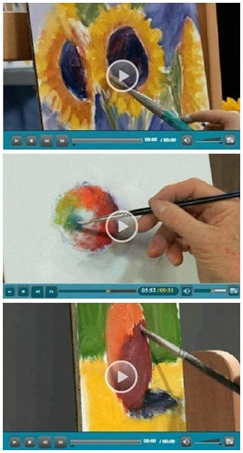 130+ Free DIY Oil Painting Videos - Jerrys Atrarama lets you enjoy more than 130 free oil painting how-to video demonstrations by some of the best known artists in the world. Beginner or advanced, youll find helpful advice and techniques for your oil portraits, landscapes, seascapes and more. (Photo: Oil Painting video demonstrations by  Nicole Kennedy, Dick Ensing and Mike Rooney) Click through to learn while watching your favorite videos.